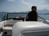 Speedboating on Lake Luzern with the cool crowd