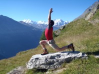 Even yoga can be extreme in the Alps