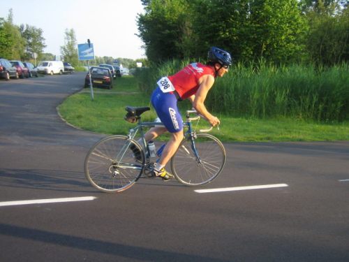 On of my first triathlons... more than 10 years ago